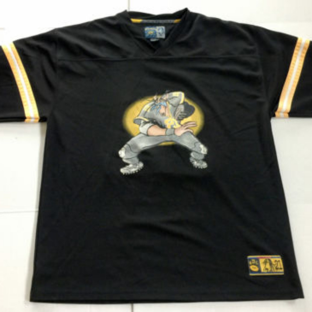 Snoop Dogg SDC Jersey Snoopgame Black Yellow 21 Gamedogg Hockey Rap Size 3XL